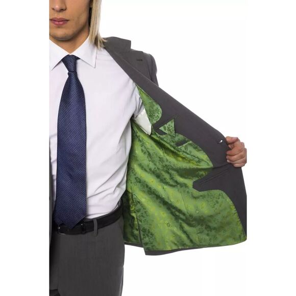 Billionaire Italian Couture Gray Wool Suits & Men's Blazer - Picture 6 of 6